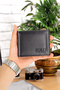 Original Men's 2-Piece Special Gift Boxed Set Trendy Model Gift Special Box Gift for Lover Father-In-Law Groom's Gift Birthday Special Day Gift Luxury Soft Leather Classic Black Stylish Belt Wallet Set - 6