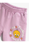 Tweety Printed Shorts Licensed Cotton with Elastic Waist - 3