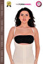 Women's Corset Body Shaping and Lifting Underbust Corset with Straps and Agraflas, 1 Piece - 4