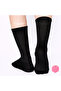 Men's 100% Bamboo Perfumed Black Tennis Socks | Sweat-Absorbent Uv-Blocking Soft Stitch-Free Washed Socks - 3