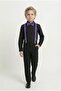 23 April Children's Day Boys' Combination Suit Black - Purple - 2