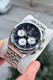 NEW MEN'S WRISTWATCH SILVER COLOR STEEL CORD WATERPROOF WORKS ALL FUNCTIONS WITH BRACELET GIFT - 6