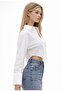 Shirt Asymmetrical Cut Wide Sleeve Cuffed - 3