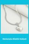 Venetian Pearl Heart Necklace Italian Chain |   Mother's Day Gift |   Woman