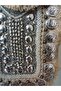 Indian Handmade Stone and Sequin Embroidered Banjara/Boho/Vintage 21X13 cm Bohemian Bag with Strap - 3