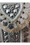 Indian Handmade Stone and Sequin Embroidered Banjara/Boho/Vintage 21X13 cm Bohemian Bag with Strap - 2