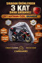 Revolt Rsx4 / Rsx5 / Rsx7 150 Cc Corded Fabric Motorcycle Canvas Engine Cover - Rear Bag Compatible