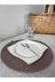 4 Pieces Mink Color Plate Set / American Service Set / Plate Coasters - Special Series - 2