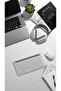 / Everest KB-BT84 Beyaz/Gri Bluetooth Ultra İnce+Şarjlı Q Mac/Win/Android/Ios Uyumlu Kablosuz klavye - 3