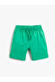 Basic Shorts with Lace Waist