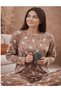 Set pijamale cu mânecă lungă, din bumbac - 2