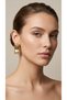 Women's Anti-Allergic Non-Tarnish Waterproof Long Daily Style Evening Dress Gold Steel Brand Earring Models - 3