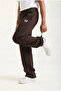 Unisex Baggy Fit Adjustable Leg Fleece-Lined Sweatpants