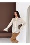 Satin Shirt with Flywheel Sleeve Detail - 7