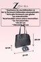 Stitched Detail Women's Shoulder and Hand Bag - 3