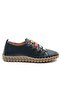 Viyee Genuine Leather Orthopedic Women's Casual Shoes Black - 2