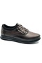 Dropland 7863-1 Genuine Leather Men's Casual Shoes Brown - 2