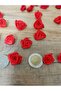 50 Pieces of Satin Red Roses - Decoration Material for Organization - 4