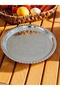 Copper Tinplate Embroidered Tray 27 cm - 3