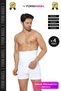 # Boxerkorse Belly Flattening Waist Basen Shaping / Sculpting Firming Double Men's Boxer Korse - 4 Pieces