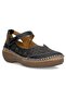 25190244Y Women's Genuine Leather Casual Shoes Black - 2