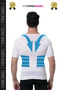 Men's Corset Upright Posture Body Waist Chest Enhancer Belly Tightener Short Sleeve Corset Undershirt 1 Piece - 2