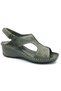 Somali Genuine Leather Comfort Orthopedic Women's Sandals Green - 2