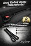 2 pieces black car seat organizer with dimensions of 40-7cm