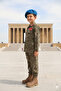 Commando Child Soldier Costume - Blue Beret Camouflage Set - 6