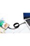 Original USB-C to USB-C Magnetic Cable 120cm, 65W PD Fast Charging Nylon Braided (Black) - 3