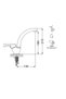 Vista Swan Type Bathroom Sink Faucet. Chrome Color - 3