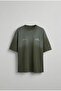 Men's Washable Premium Fabric Oversized T-Shirt Green