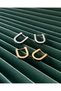 Steel U Model Earrings Non-Tarnishing 1.6cm Suitable for Daily Wear Plate Earrings - 4