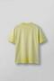 Men's Oversize Round Neck Washed Catch T-Shirt Yellow - 2