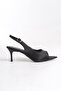 Zuri Women's Stiletto Pointed Toe Slingback Heeled Shoes - 2