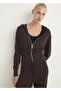 Cotton Knitwear Hooded Cardigan