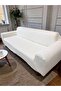 Soft Welsoft Elastic 3-Seater Sofa Cover Non-Slip, Flexible Washable Sofa Cover Cream - 7