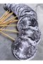 20 Pieces of Disco Ball Glittery Cupcake Picks - Cake - Cookie Decorations 20 Pieces of Cocktail Picks with Toothpicks for Engagement, Birthday, Cocktail Parties, and Presentations Cake Decoration Thick Paper - 3