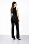 Women's Black High Waist Shaping / Sculpting Flared Leg Palazzo Pants - 7