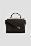 Women's brown lockable crossbody hand & shoulder bag 405