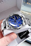 Men's Wristwatch 3 Atm Water Resistant Exclusive Silver Color Steel Band Cbk446 - 6