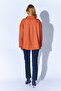 Tile Brooch Detailed Cotton Blend Oxford Shirt |   Mkw167422-01 - 6