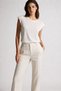 Falena Silver Jacquard Tank Top