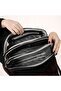 Black Women's Crossbody Daily Bag – Multi-Compartment Adjustable Strap - 6