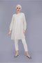 Bebe Collar Beaded Embroidered Tunic 40796 - 2