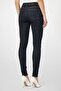 Women Slim Fit Solid Stretchable Jeans, Navy - 4