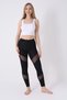 Women's Polka Dot Tulle Black Sports Tights - 3