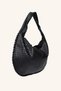 Mono Large Size Hand and Shoulder Bag - Black - 3