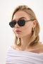 Saint Unisex Black Luxury Square Sunglasses
