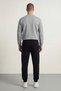 Men's Black Slim Fit Jogger Pocket Embroidery Zipper Detailed Premium Fabric Sweatpants - 5